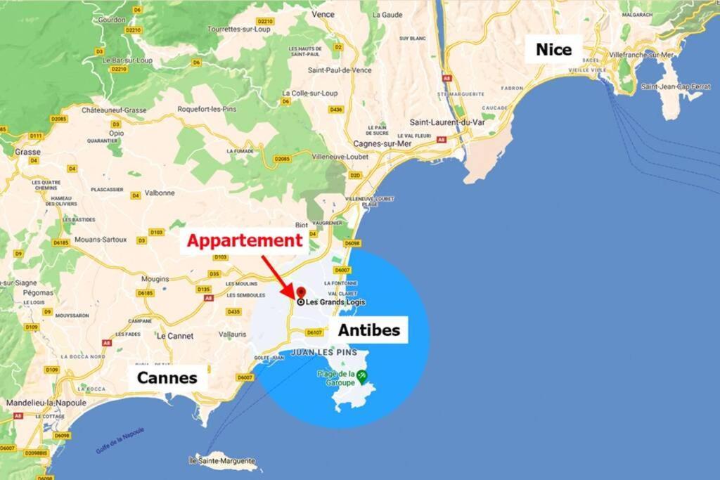 Casalionelantibes 70 Sqm Apartment With Garden And Parking Exteriör bild